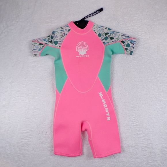 X-Manta Wetsuit Girls Size XL Pink Dive & Sail Swim Water Sports Surf - Picture 1 of 11
